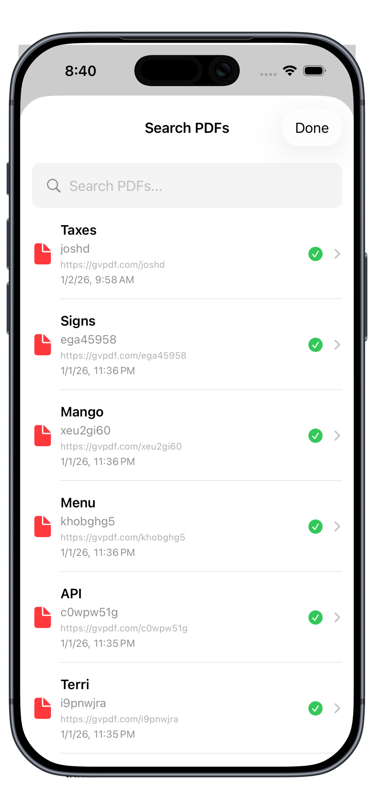 Tags and organization